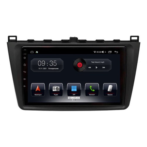 Штатная магнитола Stonelock MZD901MB 6/128 ГБ для Mazda 6 2007-2012 на Android 10.0