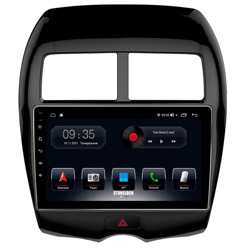 Штатная магнитола Stonelock MSB102MB 6/128 ГБ для Mitsubishi ASX I 2010-2018 на Android 10.0