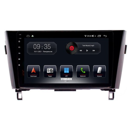 Штатная магнитола Stonelock NIS105MB 6/128 ГБ для Nissan Qashqai II, X-Trail III (T32) 2015-2019 на Android 10.0