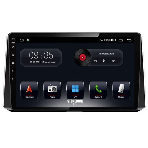 Штатная магнитола Stonelock REN101MB 6/128 ГБ для Renault Duster 2020 на Android 10.0