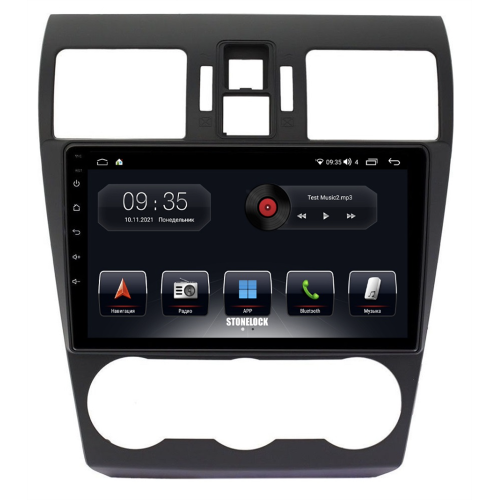 Штатная магнитола Stonelock SUB902MB 6/128 ГБ для Subaru Forester IV, Impreza IV, XV I 2015-2018 на Android 10.0