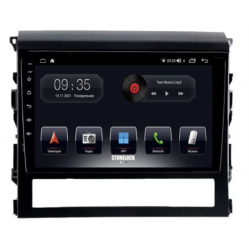 Штатная магнитола Stonelock TOY909MB 6/128 ГБ для Toyota Land Cruiser 200 2016+ на Android 10.0