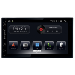 Универсальная магнитола Stonelock ASC807MB 6/128 ГБ 7 дюймов на Android 10.0