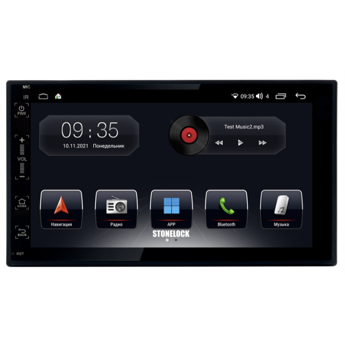 Универсальная магнитола Stonelock ASC807MB 6/128 ГБ 7 дюймов на Android 10.0