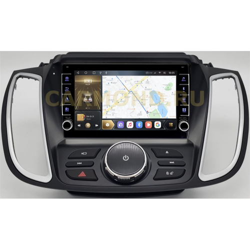 Штатная магнитола CarMedia OL-9203-2-D (с кнопками) для Ford Kuga II 2013-2019 на Android 10.0