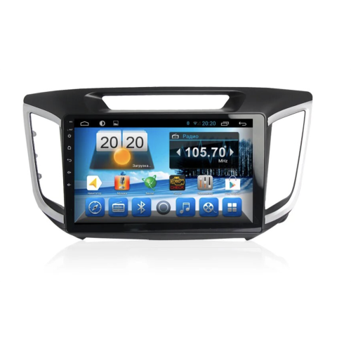 Штатная магнитола CarMedia KR-1101-T8 для Hyundai Creta 2016+ на Android 9.0