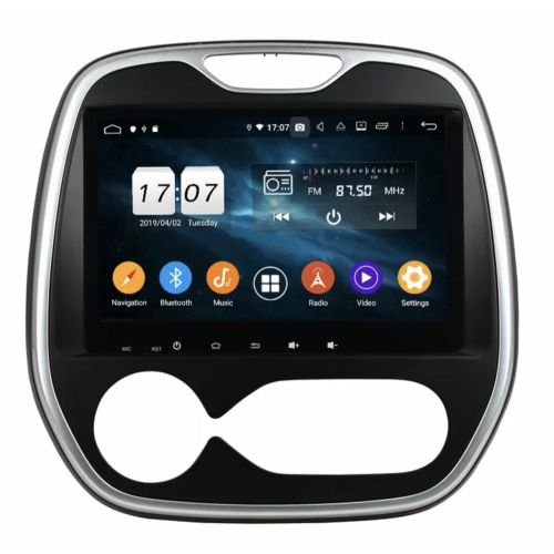 Штатная магнитола CarMedia KD-9627-P6 для Renault Kaptur 2016-2019 климат на Android 10.0