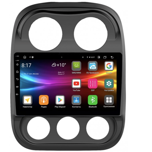Штатная магнитола Vomi FX436R10-MTK-LTE для Jeep Compass I 2011-2016 на Android 10.0