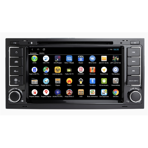 Штатная магнитола Parafar для Volkswagen Touareg 2002-2010 на Android 9.0 (PF042XHDDVD7)