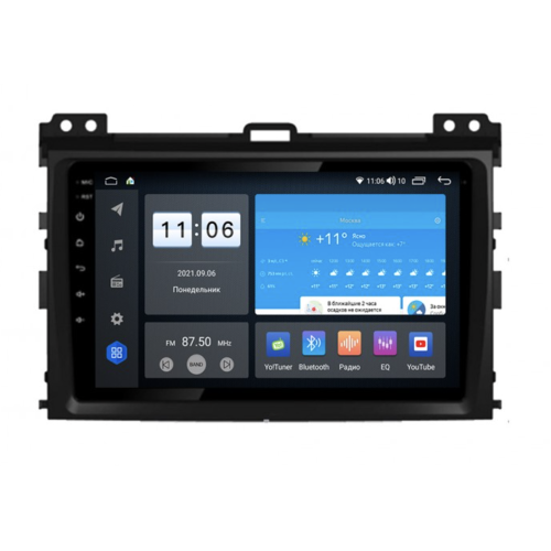 Штатная магнитола Vomi ZX359R9-7862-LTE для Toyota Prado 120 2002-2009 на Android 10.0