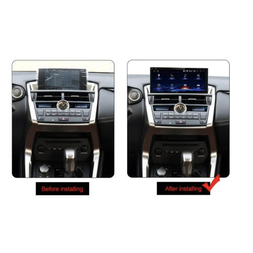 Штатная магнитола CarMedia MRW-3801 для Lexus NX I 2014-2017 на Android 10.0