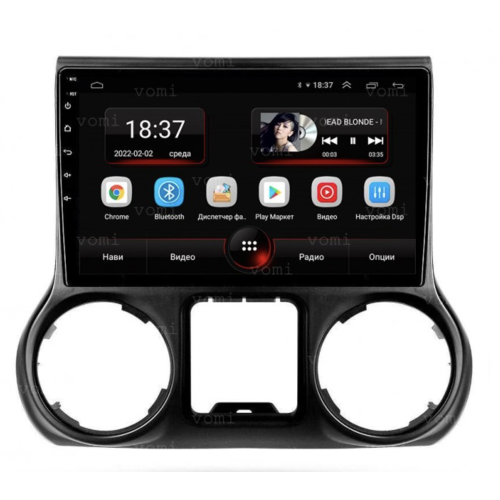 Штатная магнитола Vomi AK367R10-MTK для Jeep Wrangler 2011-2014 на Android 10.0