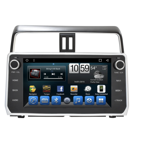 Штатная магнитола CarMedia KR-1104-S10 для Toyota Prado 150 2017-2020 на Android 10.0