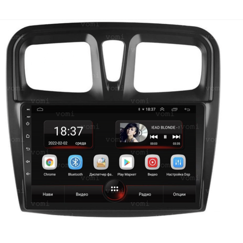 Штатная магнитола Vomi AK534R9-MTK для Renault Logan II, Sandero II 2013-2022 на Android 10.0