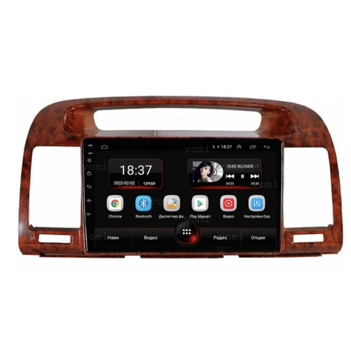 Штатная магнитола Vomi AK430R9-MTK для Toyota Camry V30 2001-2006 на Android 10.0