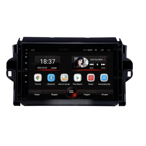 Штатная магнитола Vomi AK354R9-MTK для Toyota Fortuner 2015-2025 на Android 10.0