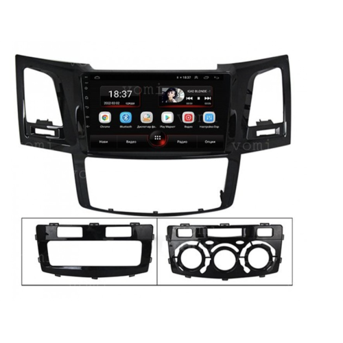 Штатная магнитола Vomi AK357R9-MTK для Toyota Hilux VII 2011-2015 (кондиционер) на Android 10.0