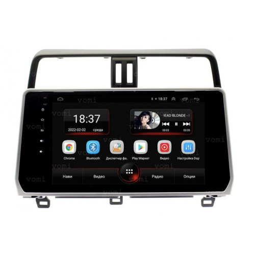 Штатная магнитола Vomi AK362R10-MTK для Toyota Prado 150 2017-2020 на Android 10.0