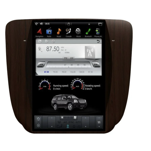 Штатная магнитола CarMedia NH-1203 для Chevrolet Tahoe III, Suburban XI 2006-2014 на Android 9.0