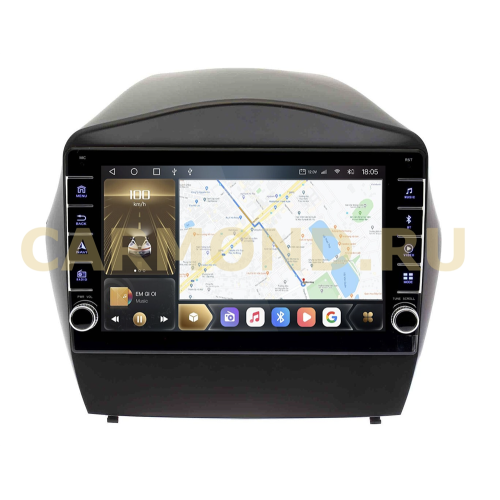 Штатная магнитола CarMedia OL-1702-N (с кнопками) для Hyundai ix35, Tucson II 2011-2015 на Android 10.0