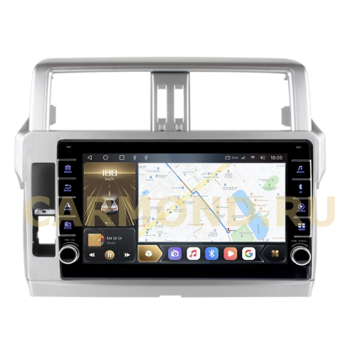 Штатная магнитола CarMedia OL-1614-N (с кнопками) для Toyota LC Prado 150 2013-2017 на Android 10.0