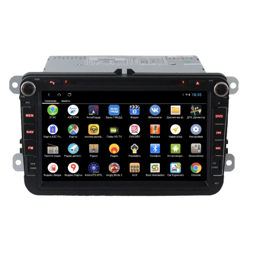 Штатная магнитола Parafar для Skoda Fabia II, Fabia III, Superb II (B6), Roomster I, Rapid, Octavia II, Yeti I на Android 12.0 (PF904XHDDVD8)