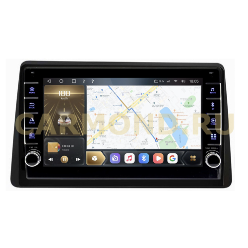 Штатная магнитола CarMedia OL-1941-F (с кнопками) для Renault Duster II 2021 на Android 10.0