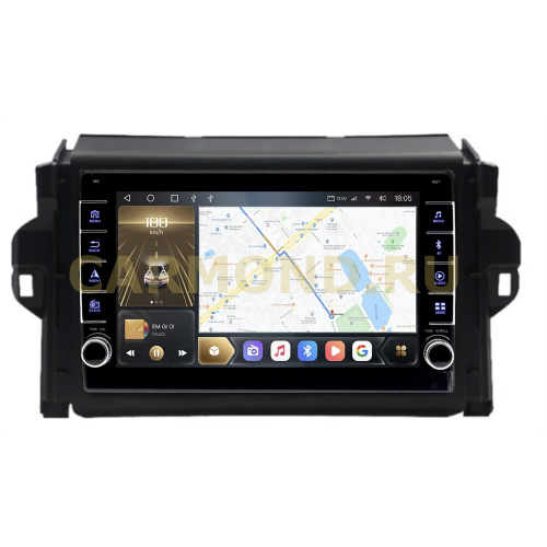 Штатная магнитола CarMedia OL-9699-N (с кнопками) для Toyota FORTUNER 2015+ на Android 10.0
