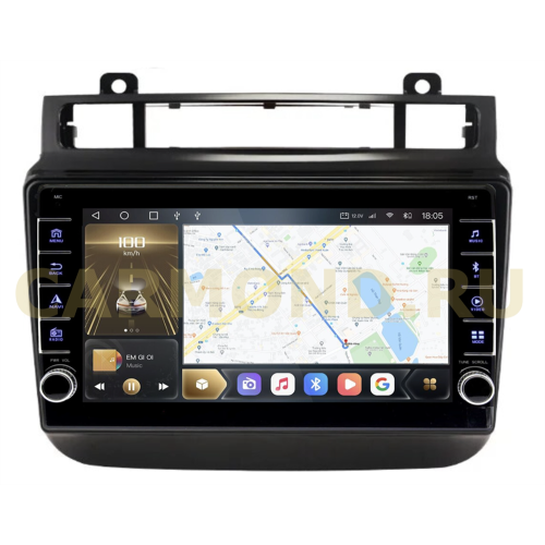 Штатная магнитола CarMedia OL-9107-N (с кнопками) для Volkswagen TOUAREG 2011+ на Android 10.0
