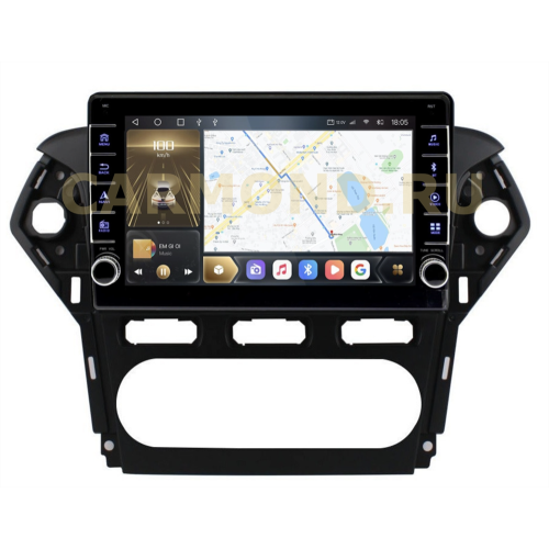 Штатная магнитола CarMedia OL-1281-1-P (с кнопками) для Ford Mondeo IV 2010-2015 на Android 10.0