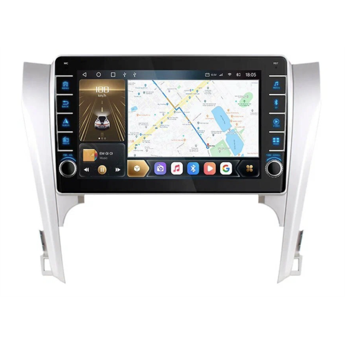 Штатная магнитола CarMedia OL-1607-P (с кнопками) для TOYOTA Camry 2011-2014 (V50) на Android 10.0