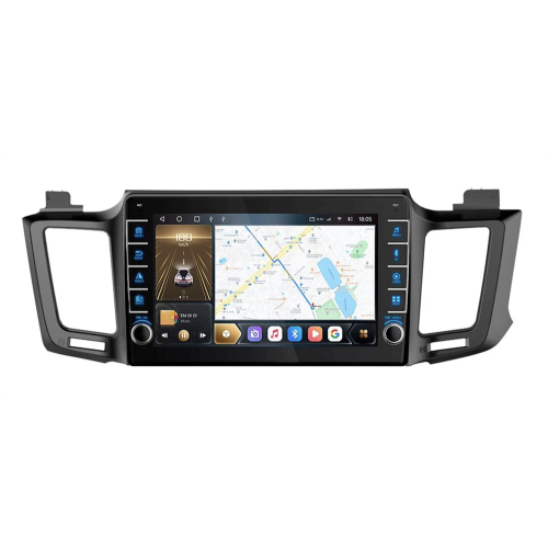 Штатная магнитола CarMedia OL-1610-P (с кнопками) для Toyota RAV4 (CA40) 2013-2019 на Android 10.0