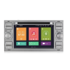 Штатная магнитола CarMedia MKD-F745S-P6N для Ford Focus, C-Max, S-Max, Fiesta, Fusion, Mondeo, Transit, Kuga (silver) на Android 11.0