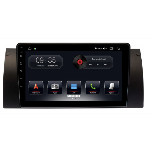 Штатная магнитола Stonelock BMW901MB8 2/32 ГБ для BMW 5 (E39), X5 (E53), 7 (E38) на Android 10.0