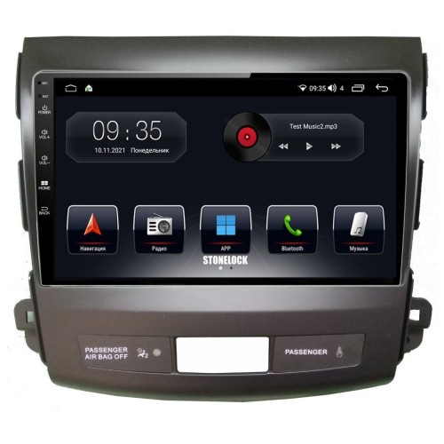 Штатная магнитола Stonelock CIT901MB8 2/32 ГБ для Citroen C-Crosser 2007-2013 на Android 10.0