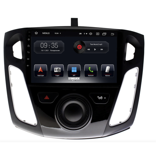 Автомагнитола Stonelock FRD905BM 2/32 ГБ для Ford Focus III 2011-2016 на Android 10.0