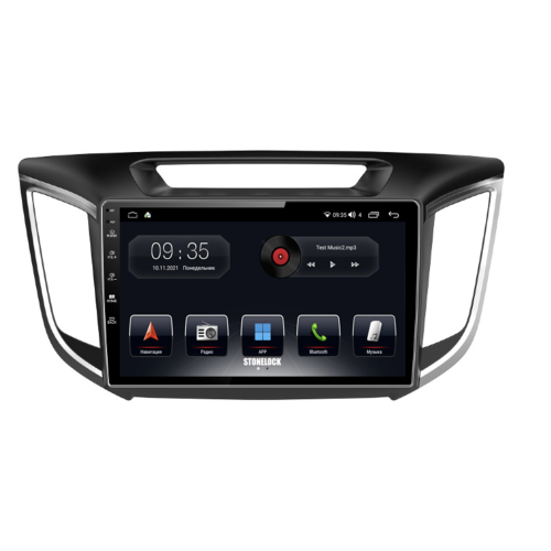 Штатная магнитола Stonelock HYD104MB8 2/32 ГБ для Hyundai Creta 2016-2021 на Android 10.0