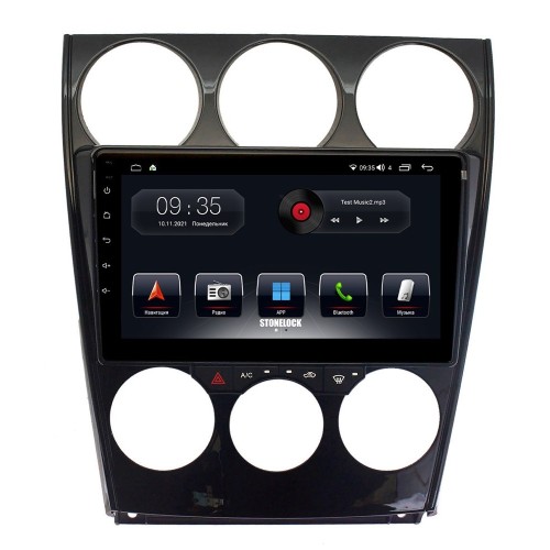 Штатная магнитола Stonelock MZD900MB8 2/32 ГБ для Mazda 6 2002-2007 на Android 10.0