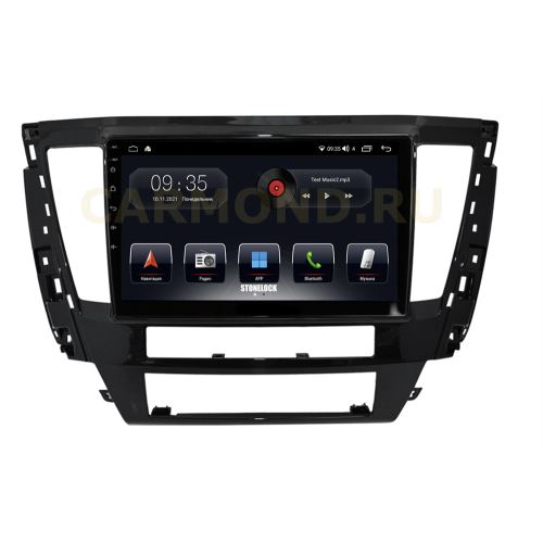 Штатная магнитола Stonelock MSB106MB8 2/32 ГБ для Mitsubishi Pajero Sport III 2019-2025 на Android 10.0