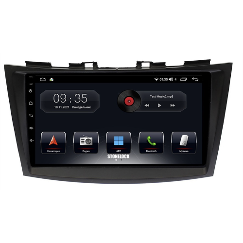 Штатная магнитола Stonelock SUZ902MB8 2/32 ГБ для Suzuki Swift IV 2011-2017 на Android 10.0
