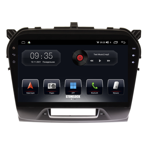 Штатная магнитола Stonelock SUZ903MB8 2/32 ГБ для Suzuki Vitara IV 2014-2024 на Android 10.0