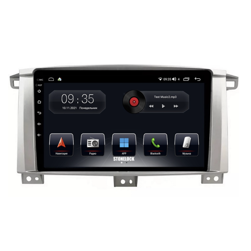 Штатная магнитола Stonelock TOY910MB8 2/32 ГБ для Toyota Land Cruiser 100 2002-2007 на Android 10.0