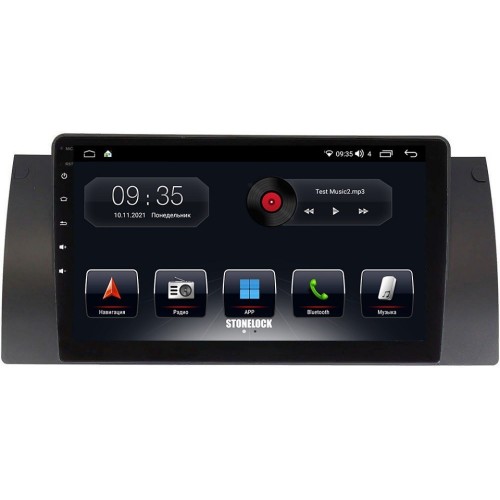 Штатная магнитола Stonelock BMW902MB8 2/32 ГБ для BMW X5 (E53), 7 (E38), 5 (E39) 1999-2006 на Android 10.0