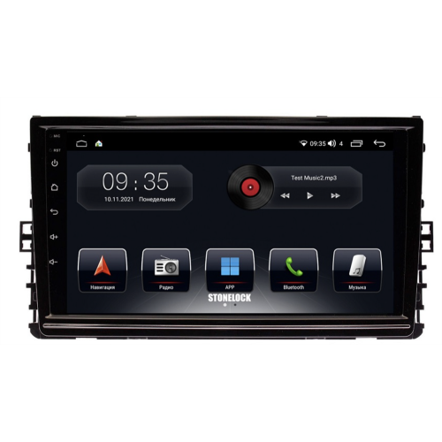 Штатная магнитола Stonelock VW908MB8 2/32 ГБ для Volkswagen 2017+ на Android 10.0