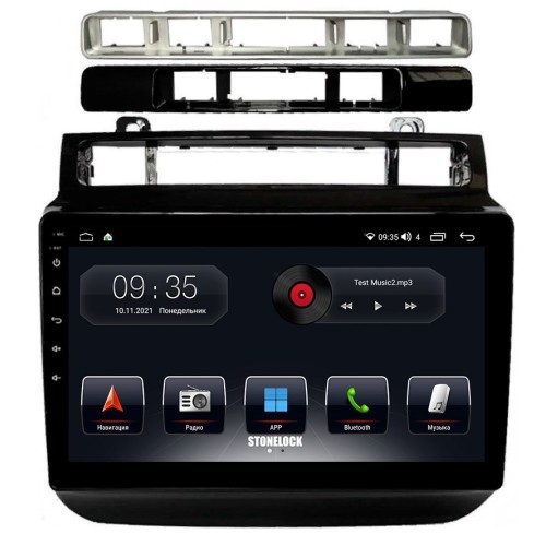 Штатная магнитола Stonelock VW910MB8 2/32 ГБ для Volkswagen Touareg 2010-2019 на Android 10.0