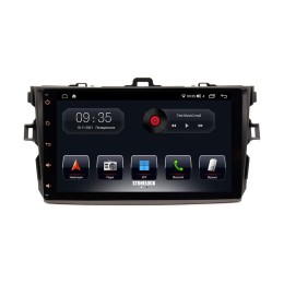 Штатная магнитола Stonelock TOY9011MB8 2/32 ГБ для Toyota Corolla X (E140, E150) 2006-2013 серая на Android 10.0