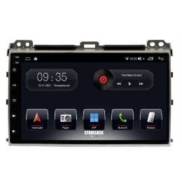 Штатная магнитола Stonelock TOY902MB8 2/32 ГБ для Toyota Land Cruiser Prado 120 2002-2009 на Android 10.0