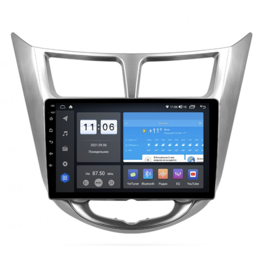 Штатная магнитола Vomi ZX314R9-9863-LTE для Hyundai Solaris I 2011-2017 на Android 10.0