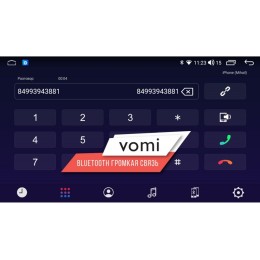 Штатная магнитола Vomi ZX353R10-9863-LTE для Toyota Corolla 2017-2019 E180 (рестайлинг) на Android 10.0