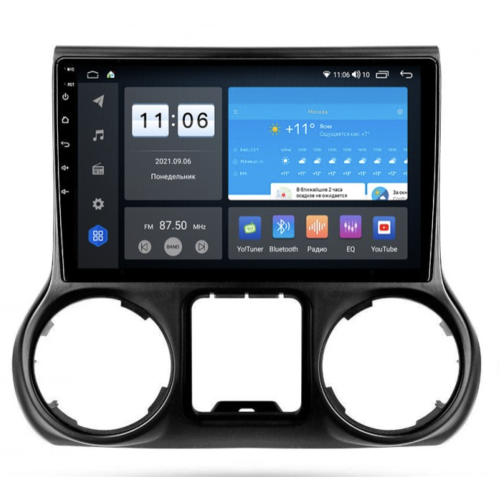 Штатная магнитола Vomi ZX368R10-9863-LTE для Jeep Wrangler 2015-2016 на Android 10.0